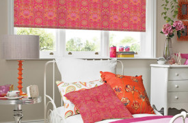 Sunway Roller 1367 Alcazar Ash pink bedroom